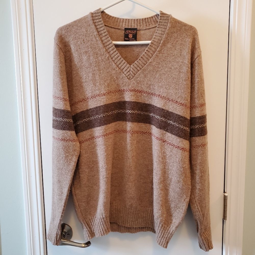 Vintage St. Michael's Acrylic Knit Sweater